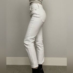 Madewell Perfect Vintage White Jeans